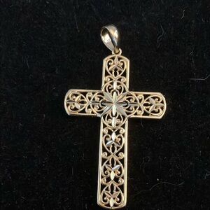 Filigree Cross pendant